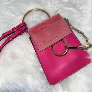 Chloé Faye Bracelet Bag in Fuchsia Pink w/ COA — Rare